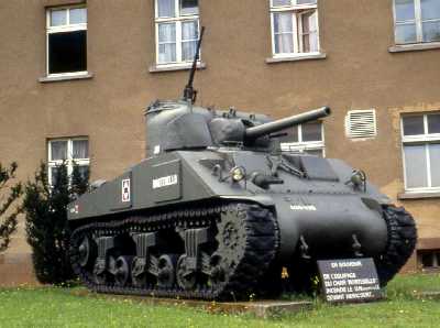 Le char -m�morial "Montebello" � Saint-Wendel
