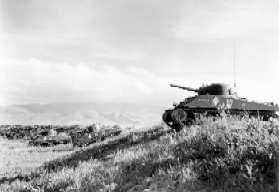 de dr. � g. : E4, char D2 "Nivernais", char D1 "Nice" (LTN de Grasset CDU) et E4/P2 char 67 "Noroit "  (Photo ECPAD)