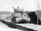 Embarquement d'un Sherman sur train �  Neustadt