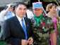 Le pr�sident Rey et le LCL Mordin