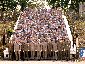 St Georges, le 23 avril 1987 � Saint-Wendel - les officiers et les sous-officiers du r�giment
