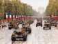 Le 1er r�giment de cuirassiers d�file � Paris le 14/07/1993