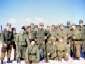 Marche E5/P3 : Pr�s de Ottweiler, MDL Lev�que (b�ret), ASP Baron � sa droite et les jeunes de la 69/2c (d�c.1969)