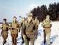 Marche E5/P3 : Pr�s de Ottweiler,  ASP Baron et les jeunes de la 69/2c. (d�c.1969)