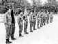 Passation cdt E3 juin 1979 - Les fanions : EED, 1�, 2�, 4�, 5�, ECS & 11�.