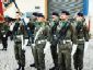 1994: La garde � l'�tendard du 1er Cuirassiers aux ordres du LTN BACK (Photo Prunier)