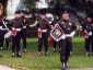 1er mai 1999 : La fanfare du 1er r�giment de cuirassiers et le trompette-major, l'ADC Villi�re (Photo Baron)